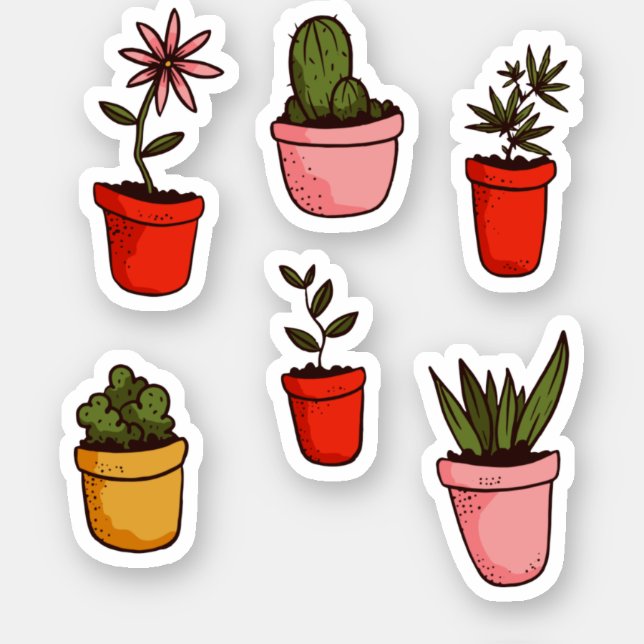 Potted Plants and Succulents Pack (Front)