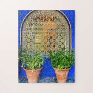 Potted Plants At Garden Jigsaw Puzzle