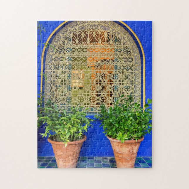 Potted Plants At Garden Jigsaw Puzzle (Vertical)