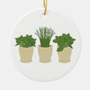 Potted Plants Ceramic Tree Decoration