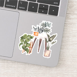 Potted Plants - Green Home Sticker