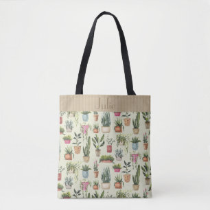 Potted Plants Jamboree Personalised Tote Bag