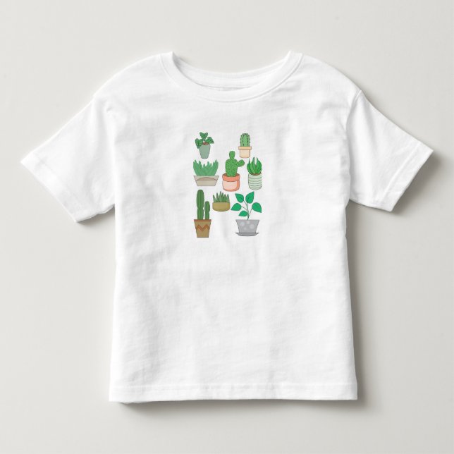 Potted Plants Toddler T-Shirt (Front)