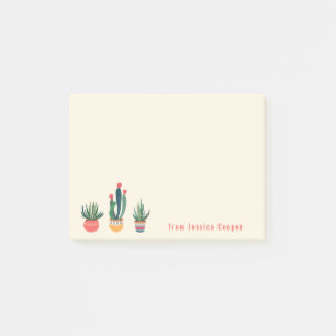 Potted Succulents Post-It Notes