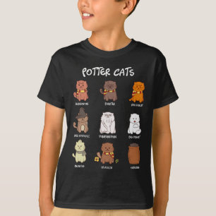 Potter Cats For Cat Lover T-Shirt