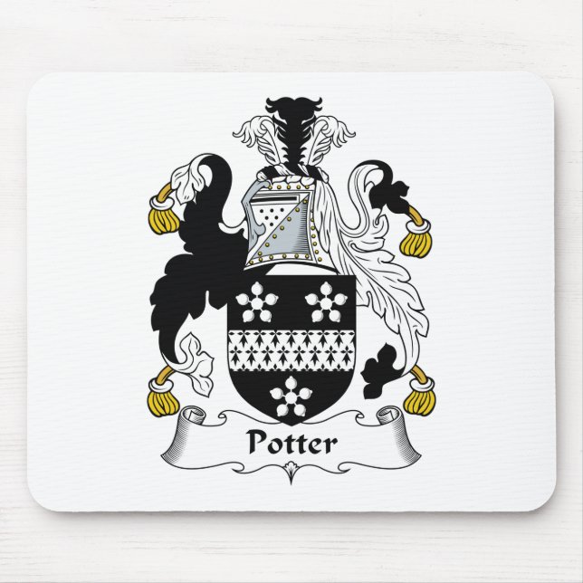Potter Family Crest Mouse Mat (Front)