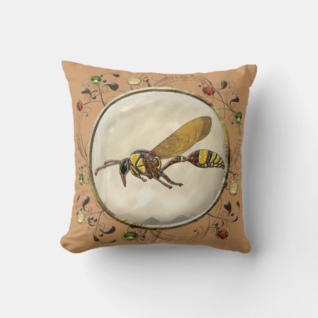 Potter Wasp Cushion (Front)