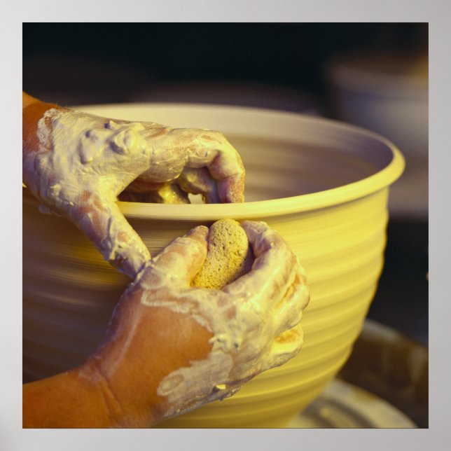 Potter's Hands Creating 1 Poster (Front)