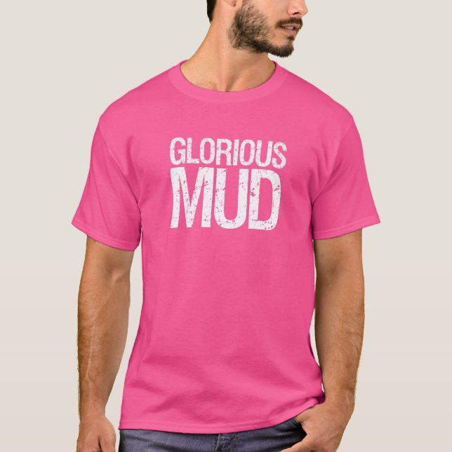 Potters Wheel  Glorious Mud  Clay Pottery Pot T-Shirt (Front)