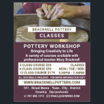 Potter's Wheel, Pottery Classes, Potters  Flyer<br><div class="desc">Potter's Wheel,  Pottery Classes,  Potters Advertising Flyers By The Business Card Store.</div>