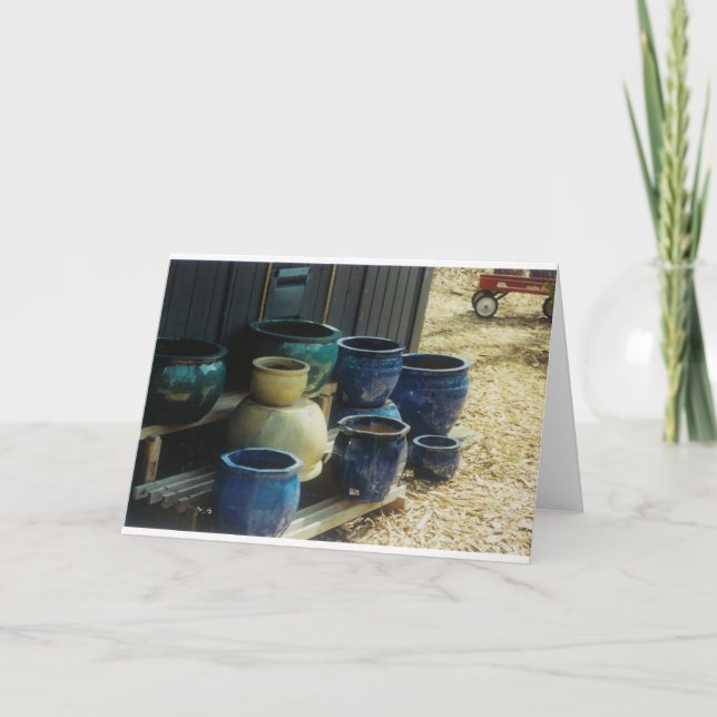 Pottery and wagon card (Front)