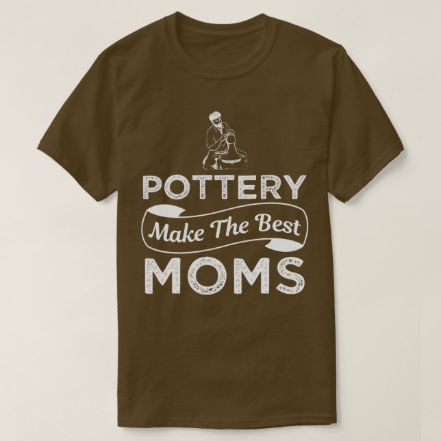 Pottery Best Mum Funny Design For Gift T-Shirt (Design Front)