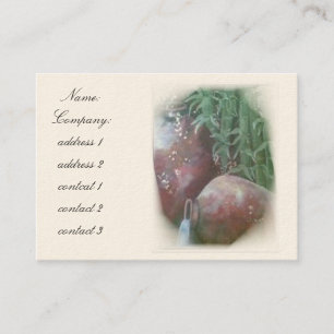pottery business card