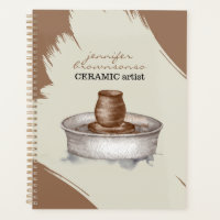 Pottery Ceramic Clay Turner sculpture watercolor