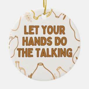 Pottery Ceramic Tree Decoration
