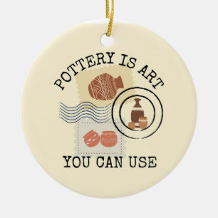 Pottery Ceramic Tree Decoration