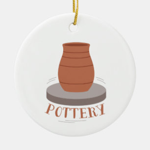 Pottery Ceramic Tree Decoration