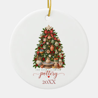 Pottery Ceramic Tree Decoration