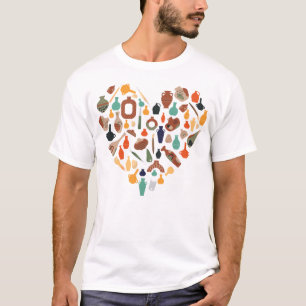Pottery Ceramics Pottery Heart Heart T-Shirt