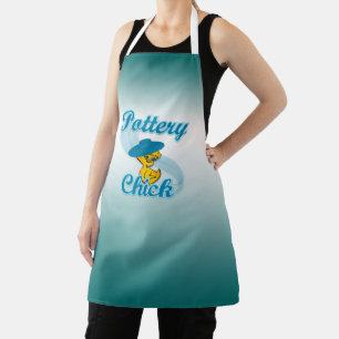 Pottery Chick #3 Apron