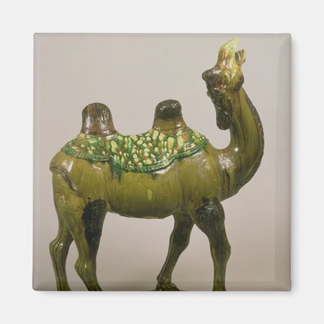 Pottery Chinese wailing camel Magnet (Front)