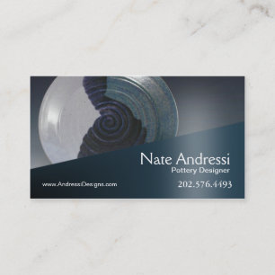 "Pottery Designer I" - Ceramics Business Card