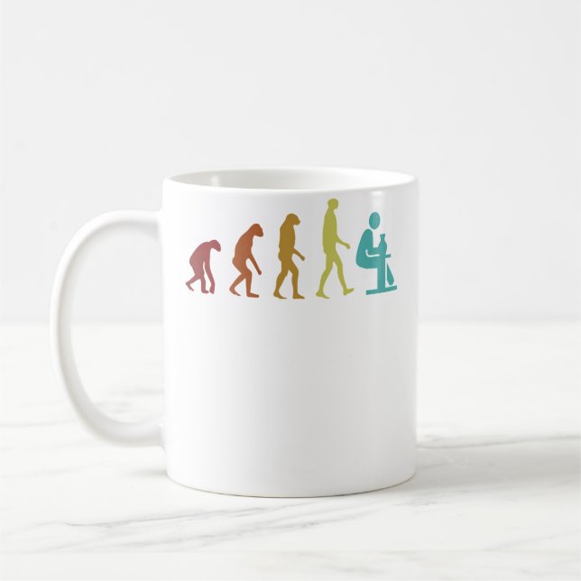 Pottery Evolution Pottery Pro Wheel Hobby Lover Po Coffee Mug (Left)
