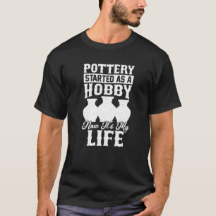 Pottery Funny Ceramic Clay Maker Pottering Premium T-Shirt