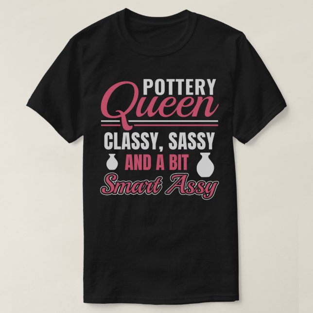 Pottery Funny Potter Women Clay Kiln T-Shirt (Design Front)