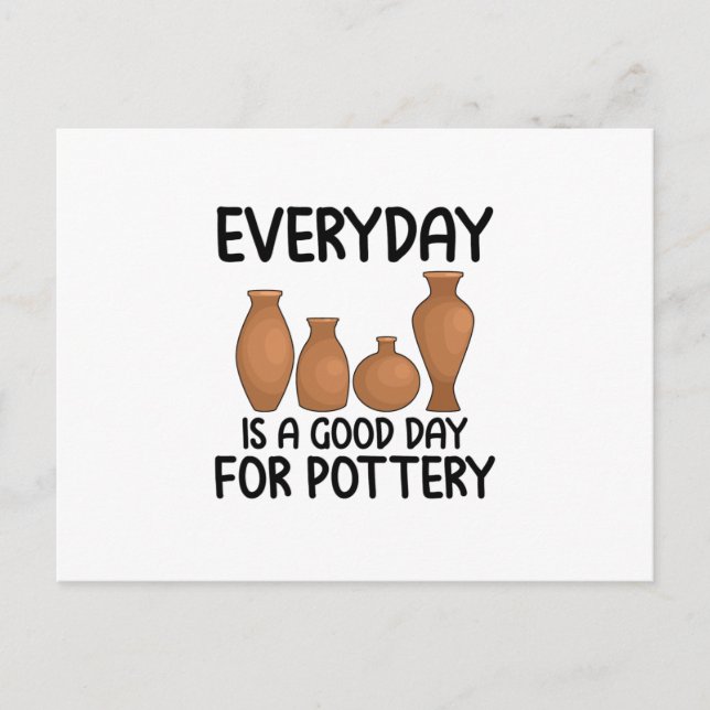Pottery Hobby | Ceramist Potter Clay Craft Gifts Postcard (Front)