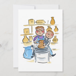Pottery Invitation
