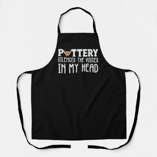 Pottery Joke Crafting Ceramic Clay Artist Apron