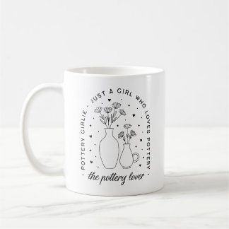 Pottery lover girly aesthetic coffee mug