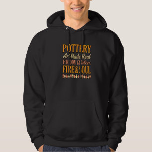 Pottery Made Real Clay Artist Ceramic Sculptures G Hoodie