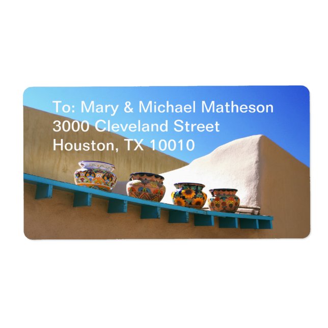 Pottery on Adobe Wall (Front)