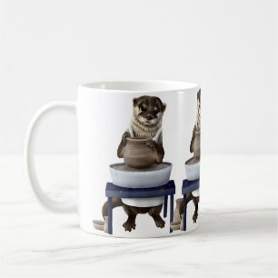 Pottery Otter Coffee Mug