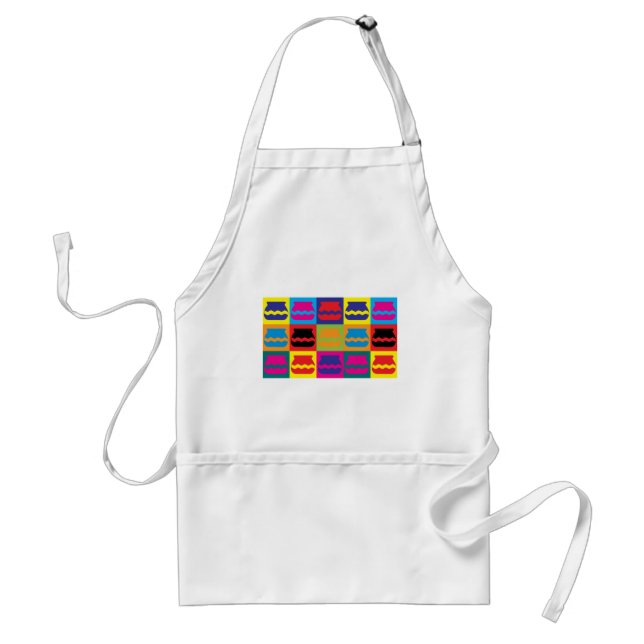 Pottery Pop Art Standard Apron (Front)