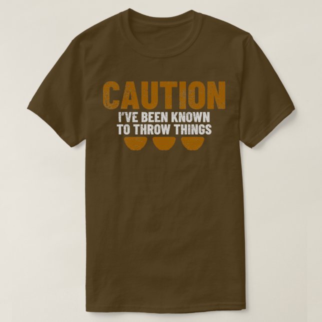 Pottery Potter Clay Ceramic T-Shirt (Design Front)