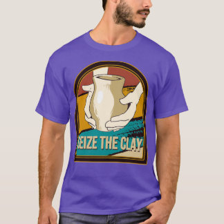 Pottery pottery wheel potter handicraft pottery T-Shirt