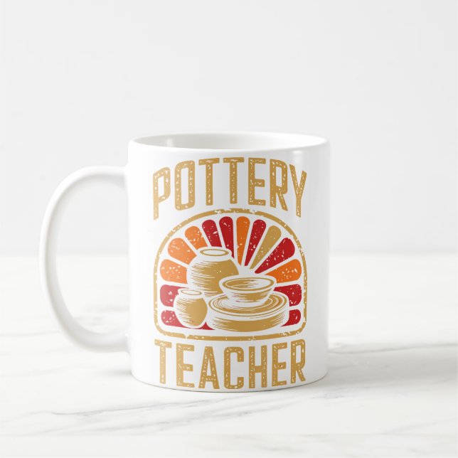Pottery Teacher Coffee Mug (Left)
