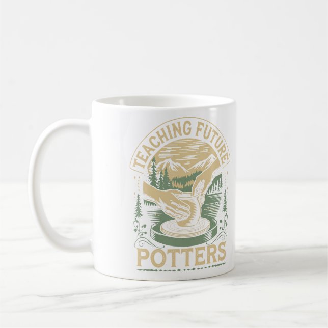 Pottery Teacher Coffee Mug (Left)