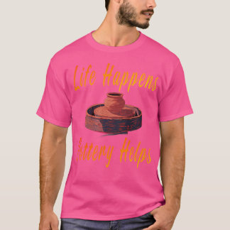 Pottery Throwing Wheels Ceramic Clay Artist T-Shirt