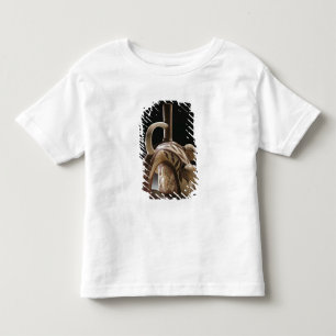 Pottery vessel of a frog climbing a cocoa tree toddler T-Shirt