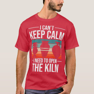 Pottery Vintage Open Kiln Pots Art Retro Ceramics T-Shirt