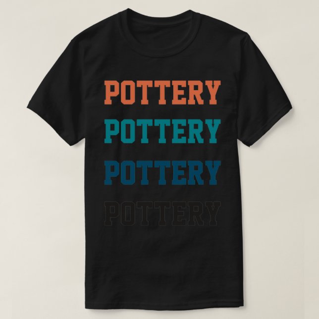 Pottery Vintage T-Shirt (Design Front)