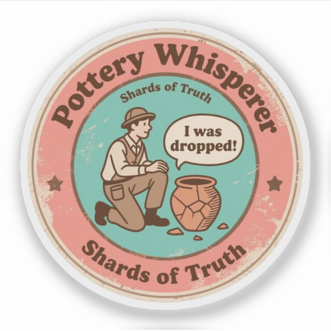 Pottery Whisperer Funny Archaeologist (Front)