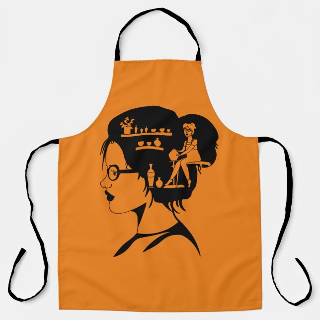 Pottery womens   apron (Front)