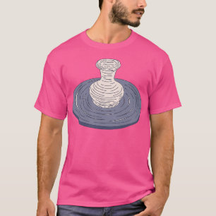 PotteryClassPottersWheelClayware T-Shirt