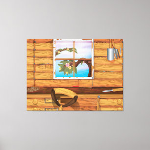 Potting Shed Canvas Print