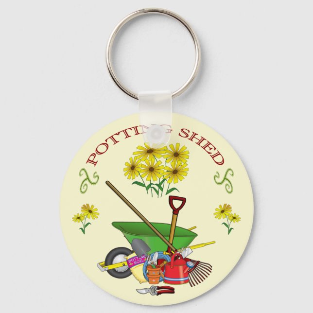Potting Shed key ring (Front)